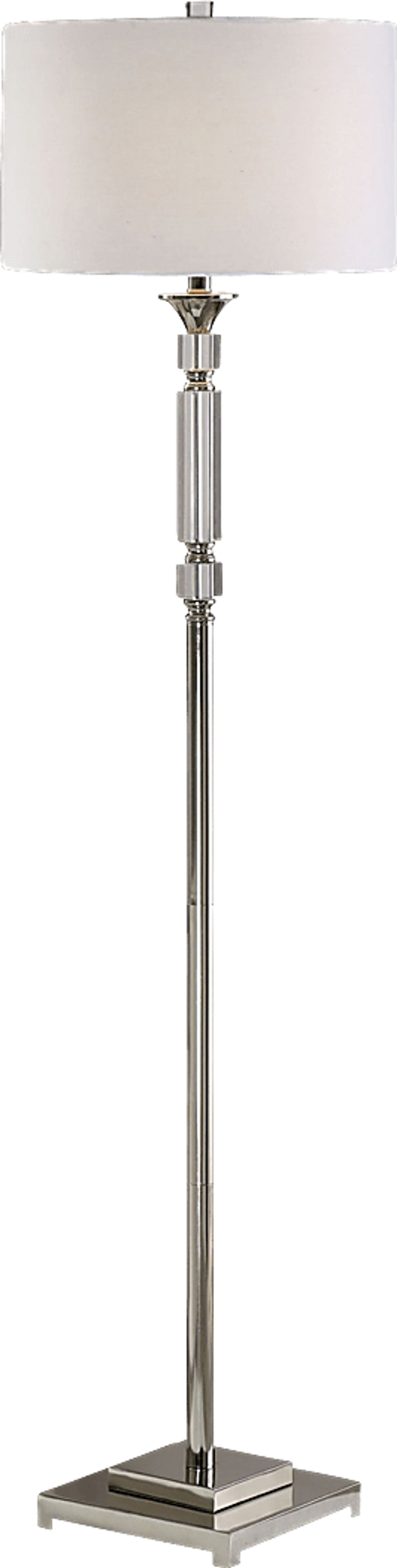 Palermo Place Silver Floor Lamp - Image 1