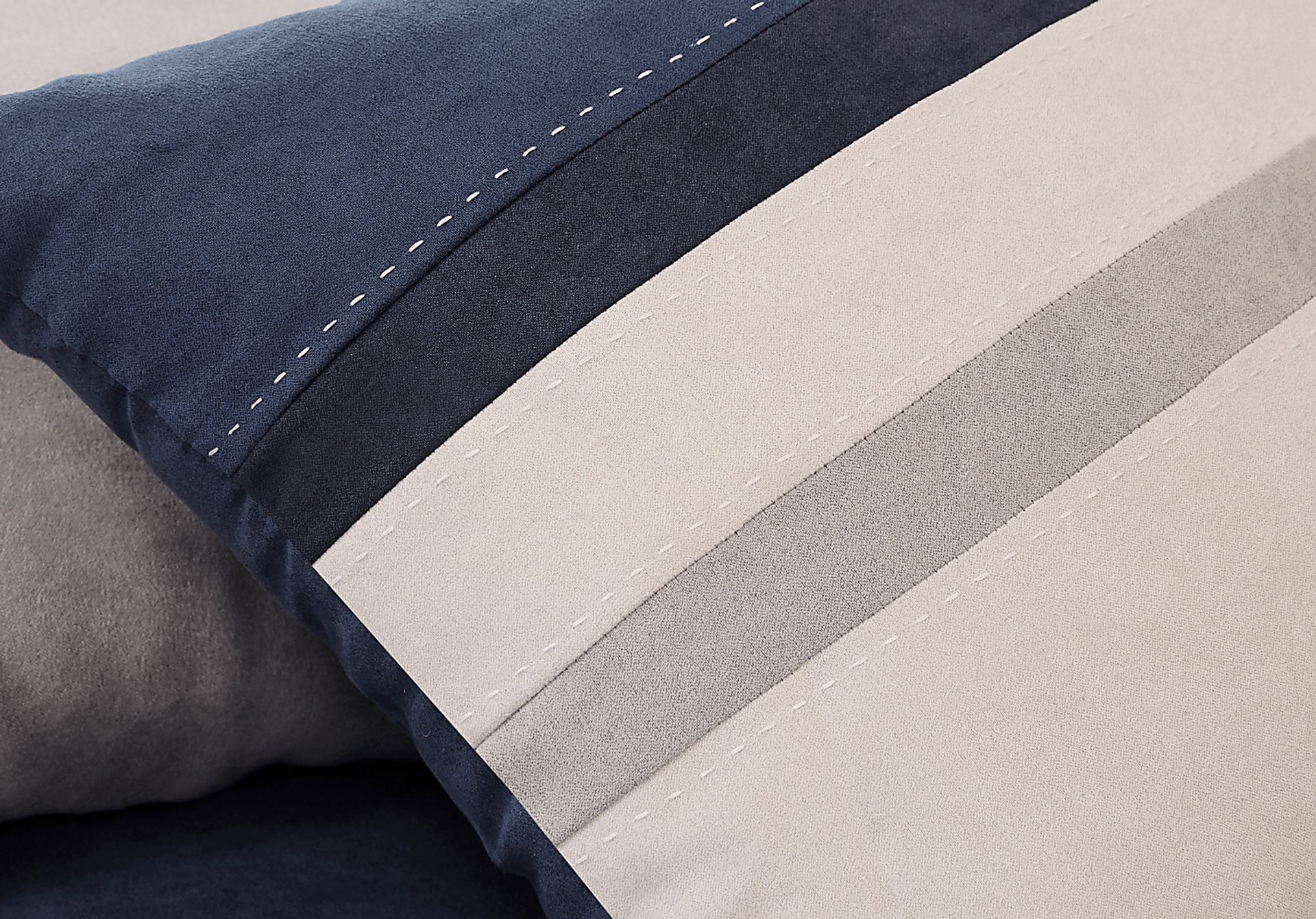 Palisades Blue 7 Pc King Comforter Set - Image 2