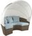 Palisades Brown Outdoor Daybed with Blue Cushions