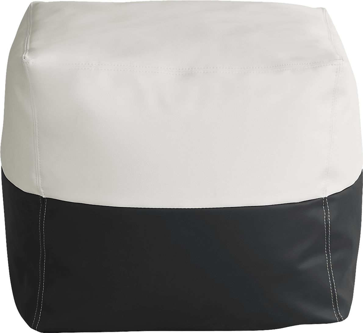 Pall Black Outdoor Pouf Ottoman