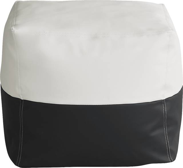 Pall Black Outdoor Pouf Ottoman - Thumbnail - Image 2