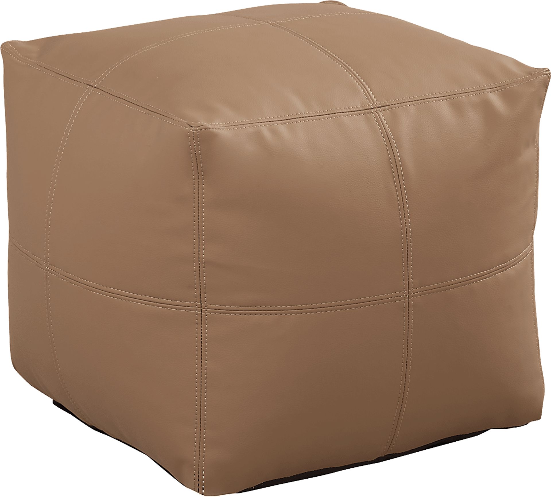 Pall Caramel Pouf - Image 1