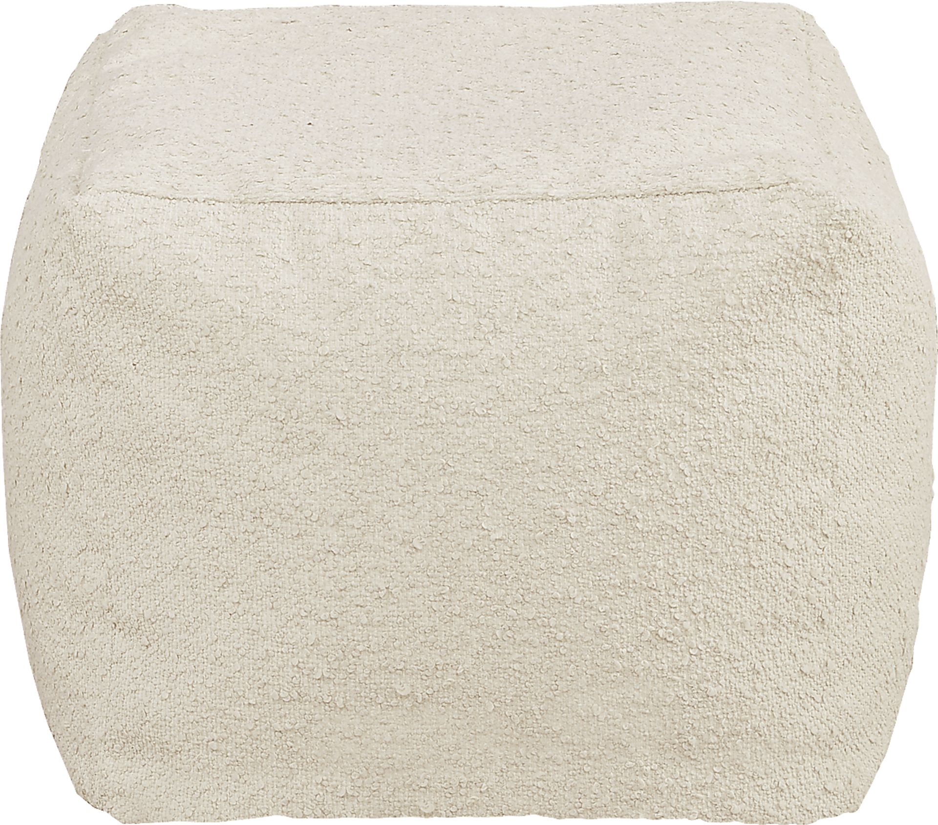 Pall Ivory Outdoor Poufs, Set of Two - Image 2
