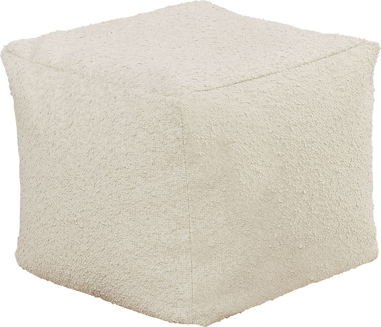 Pall Ivory Outdoor Pouf