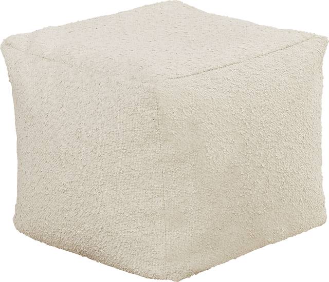 Pall Ivory Outdoor Pouf - Thumbnail - Image 1