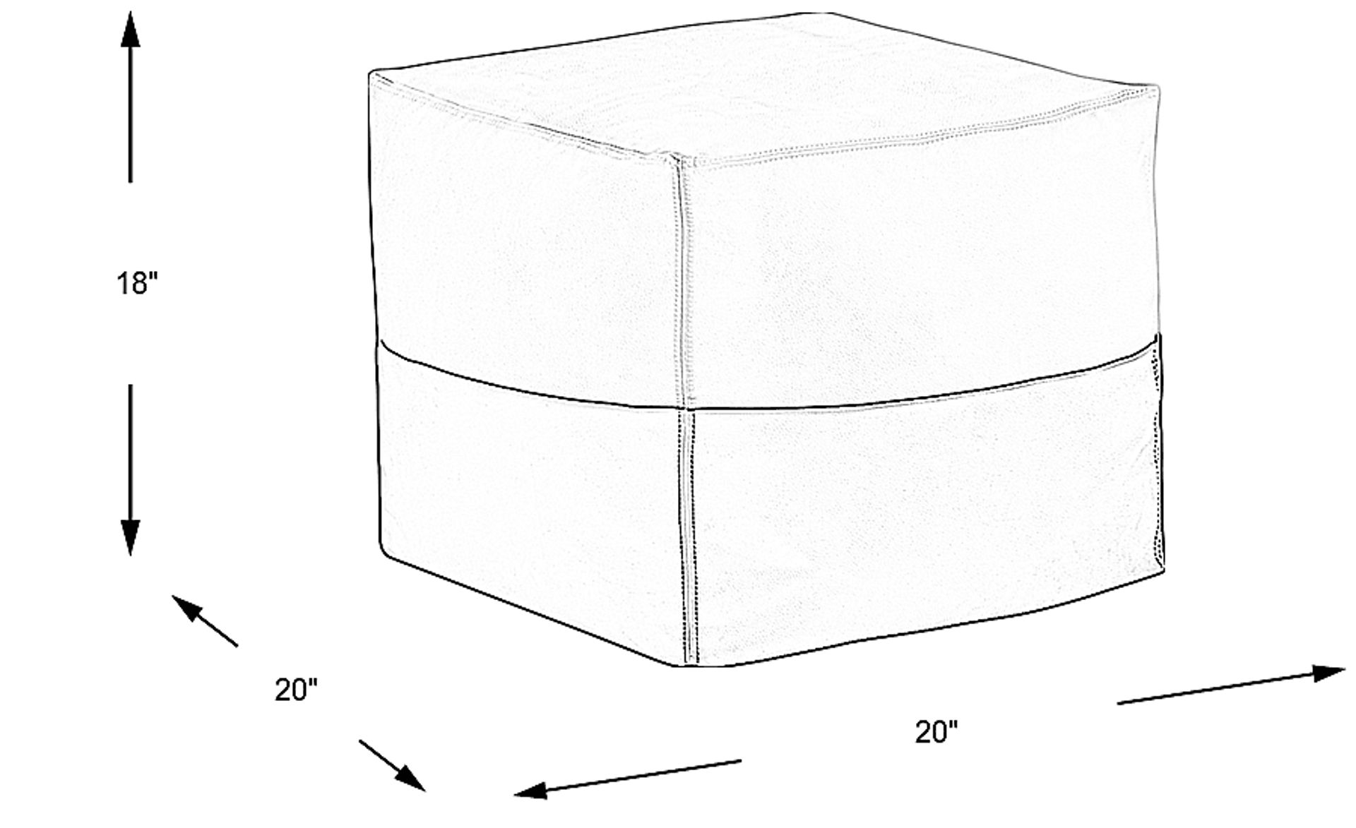 Dimension Image. Please refer to the Dimension Tab on this page for dimension details.