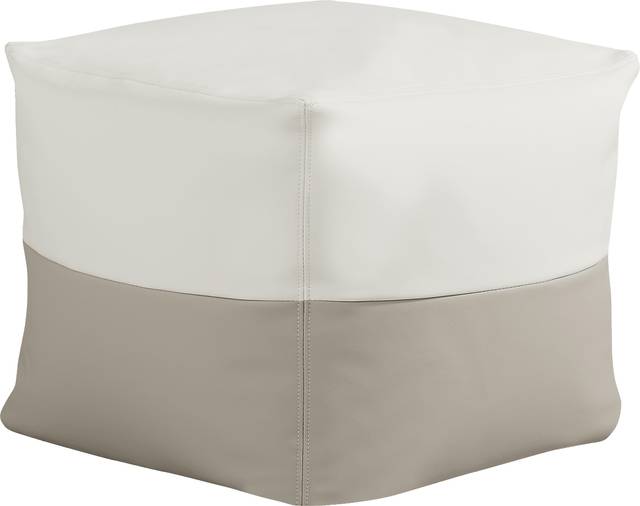 Pall Taupe Outdoor Pouf Ottoman - Thumbnail - Image 1