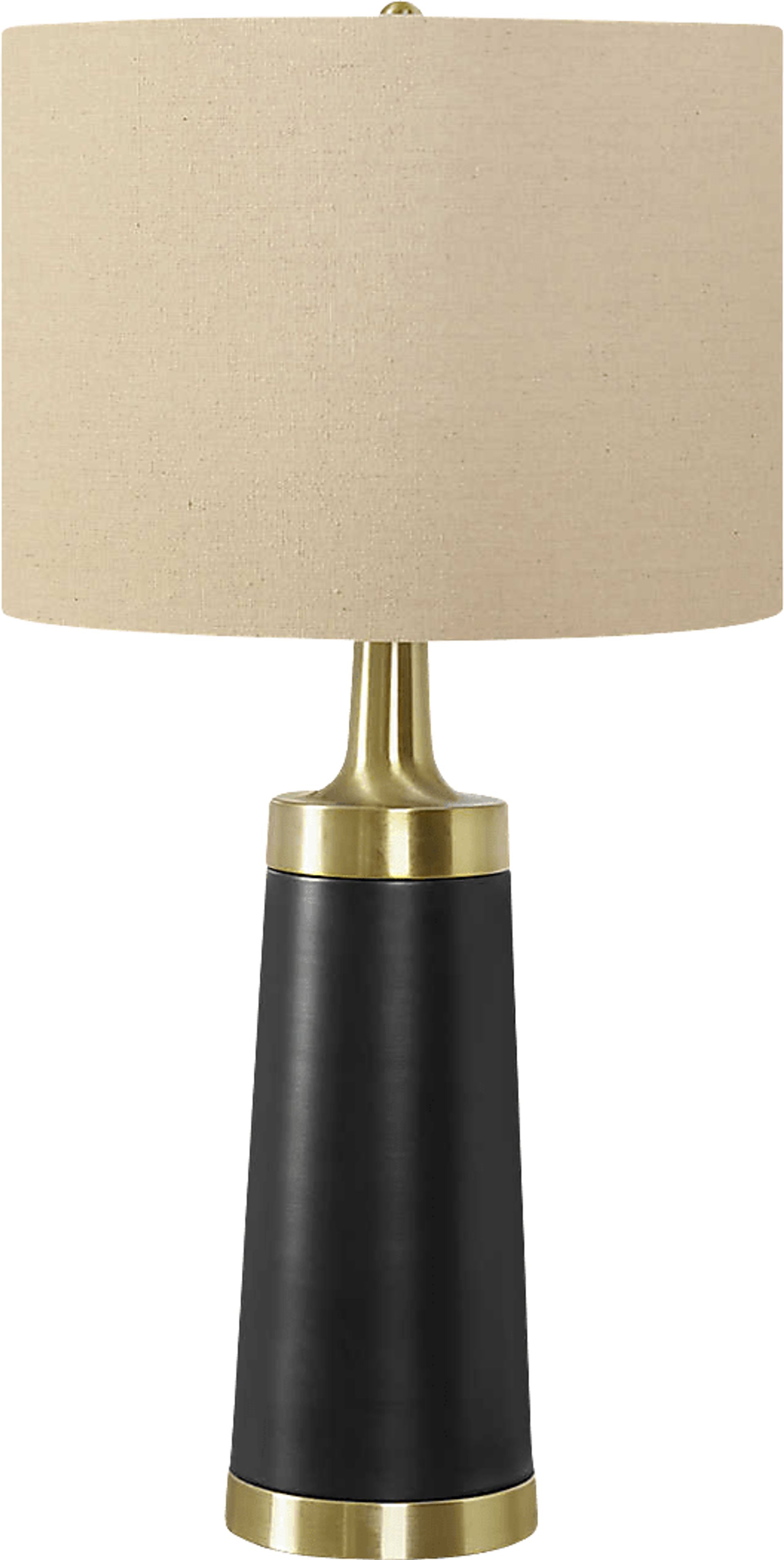 Pallister Cave Black Lamp - Image 1