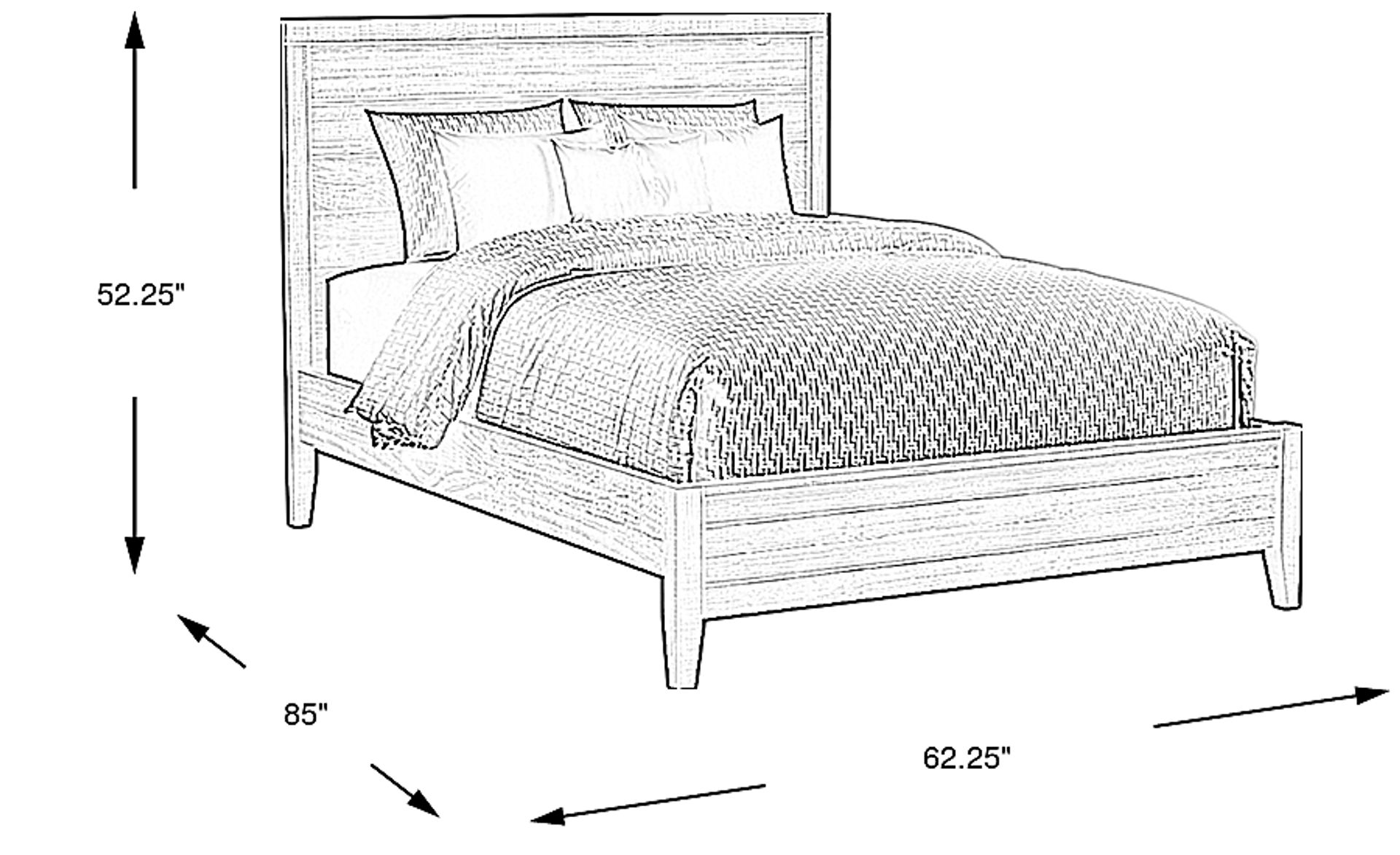 Dimension Image. Please refer to the Dimension Tab on this page for dimension details.