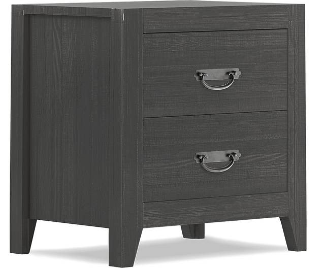 Palm Grove Black Nightstand - Thumbnail - Image 2