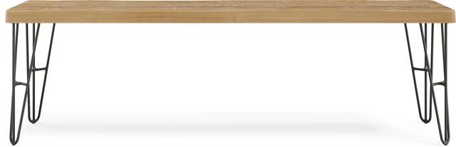Palm Grove Brown Dining Bench - Thumbnail - Image 2