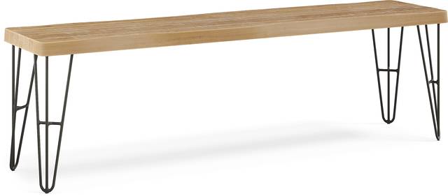 Palm Grove Brown Dining Bench - Thumbnail - Image 1