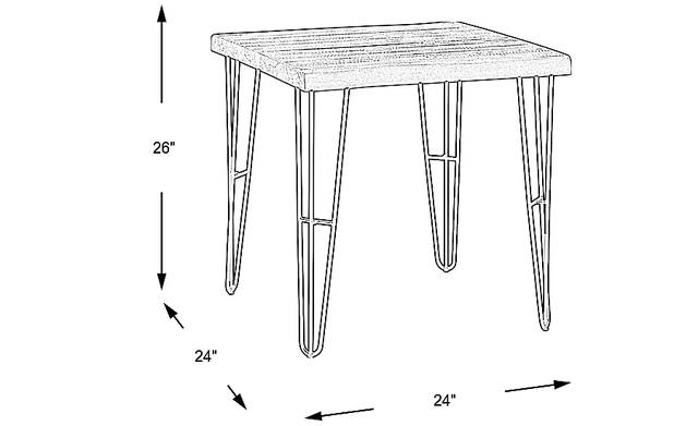 Dimension Image. Please refer to the Dimension Tab on this page for dimension details.