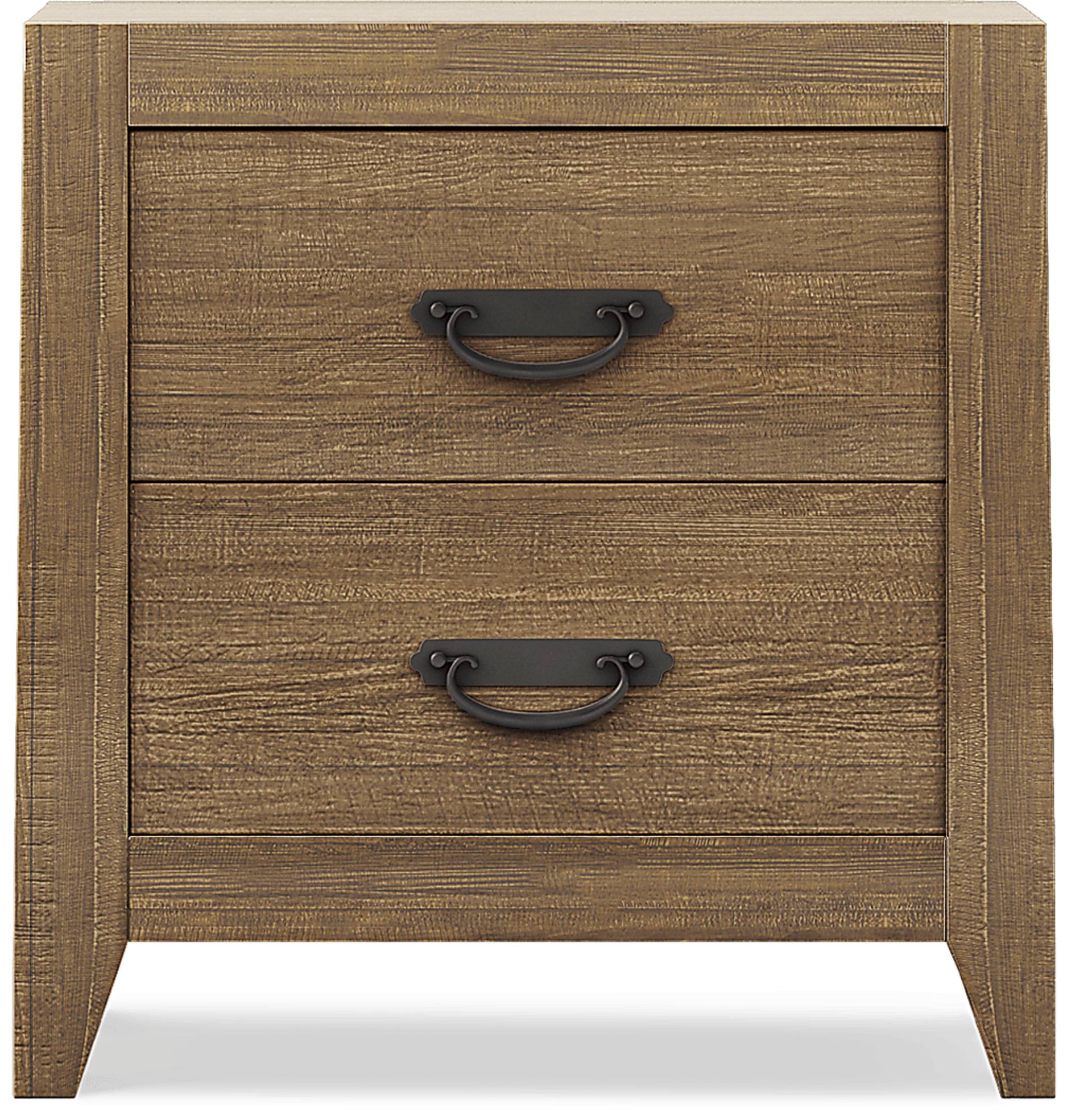 brown nightstand
