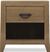 Palm Grove Brown Open Nightstand
