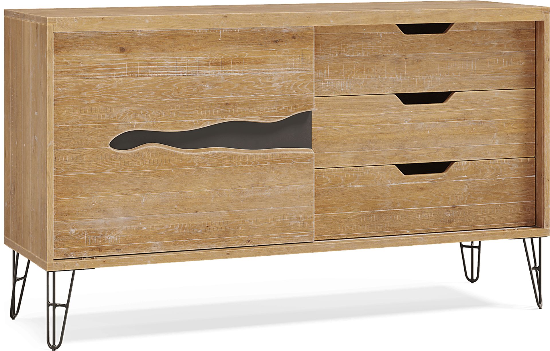 Palm Grove Brown Server - Image 1