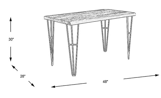 Dimension Image. Please refer to the Dimension Tab on this page for dimension details.