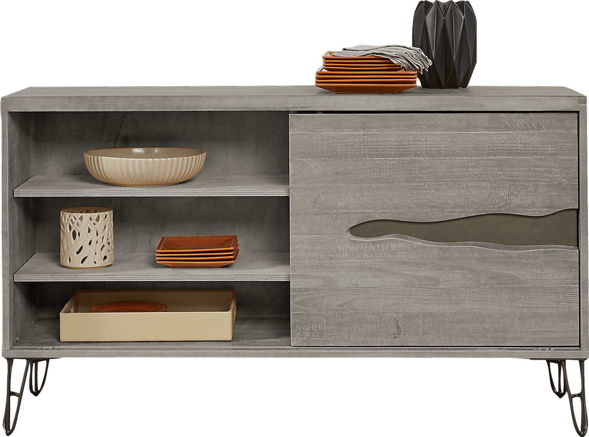 Palm Grove Gray Server - Image 2