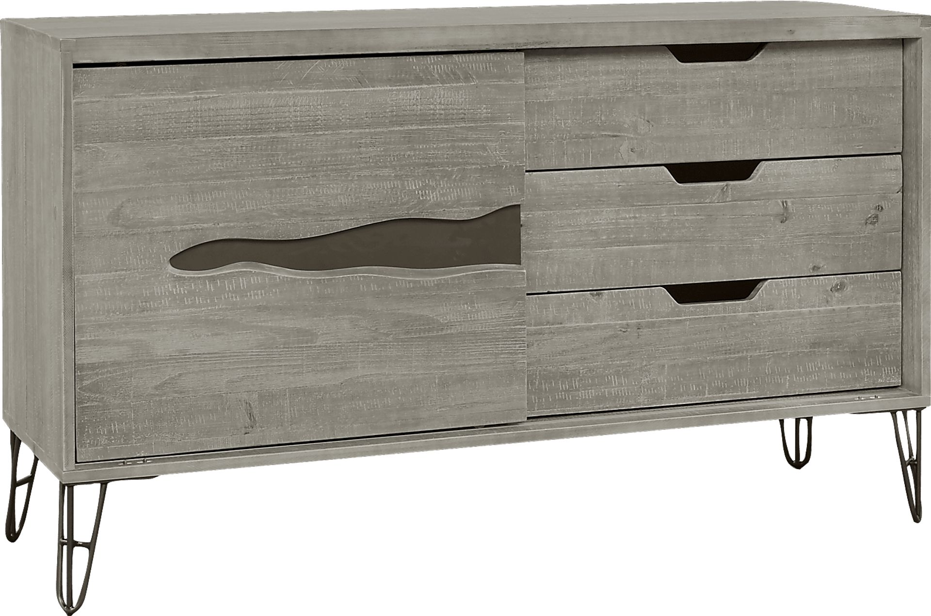 Palm Grove Gray Server - Image 1