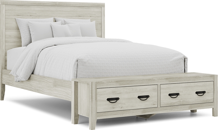 3 pc queen storage bed