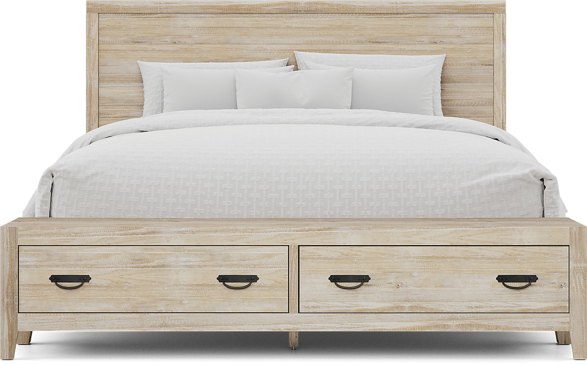 Palm Grove Taffy 7 Pc King Storage Bedroom - Image 3