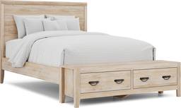 3 pc queen storage bed