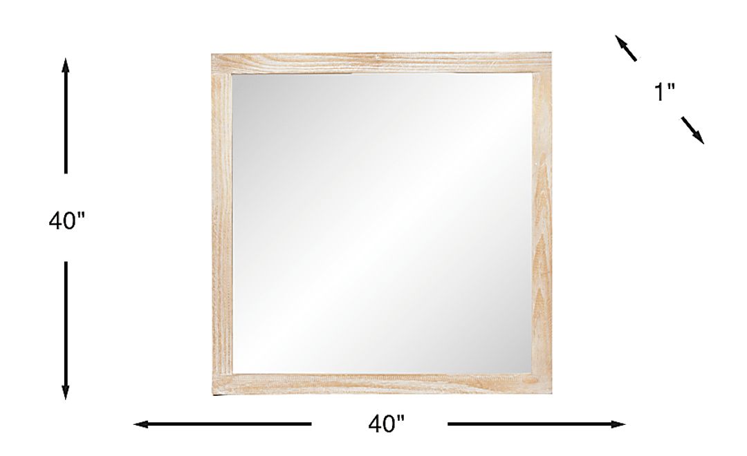 Palm Grove Taffy Mirror