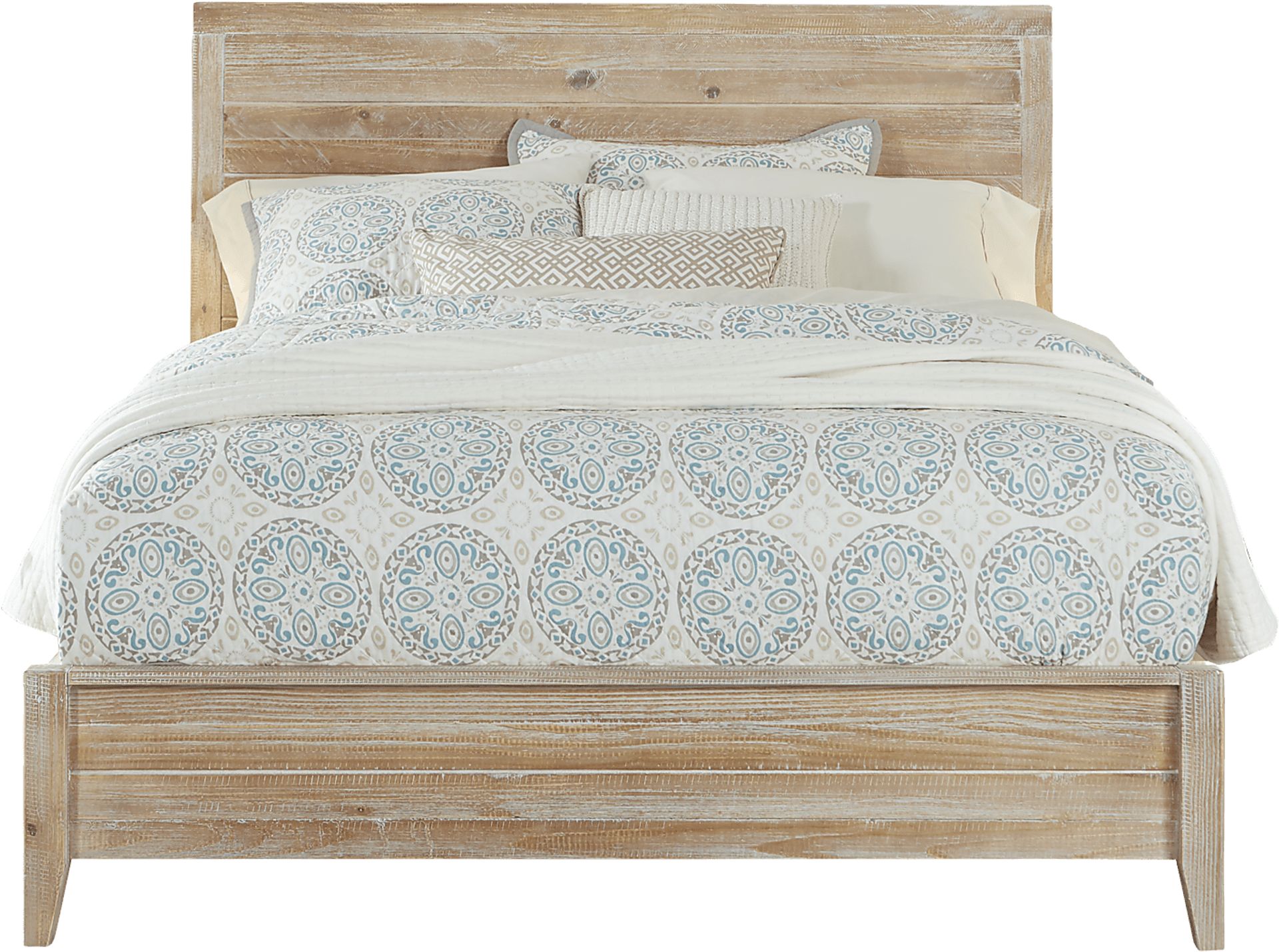 Palm Grove Taffy 3 Pc King Panel Bed - Image 1