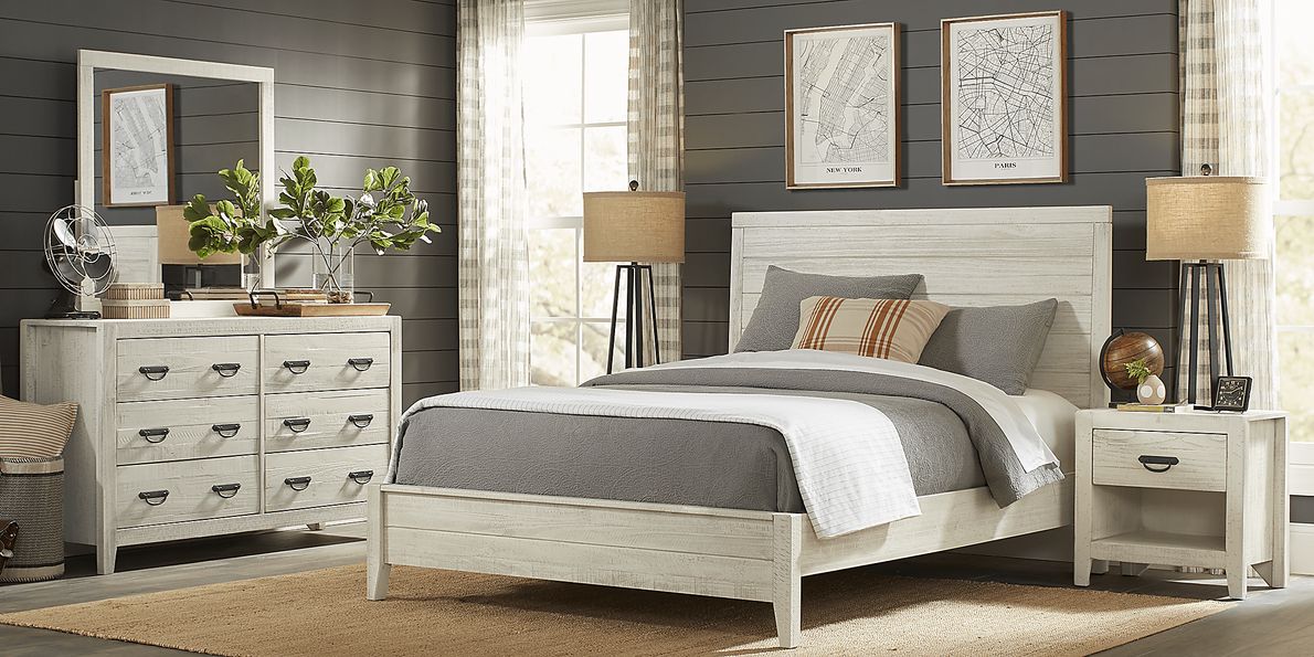 Palm Grove White Dresser