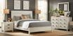 Palm Grove White 7 Pc Queen Panel Bedroom