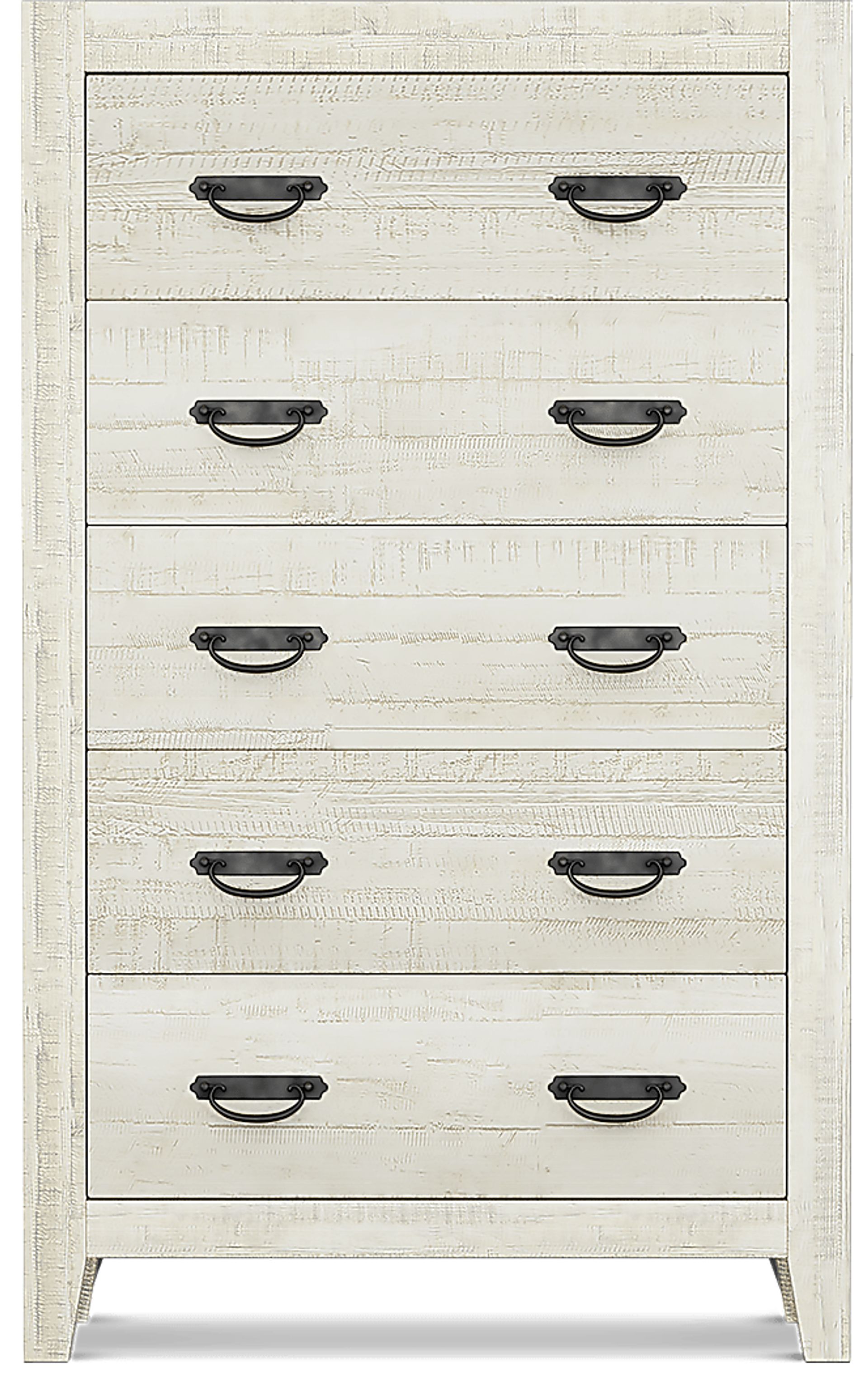 Palm Grove White 5 Pc King Panel Bedroom - Image 6