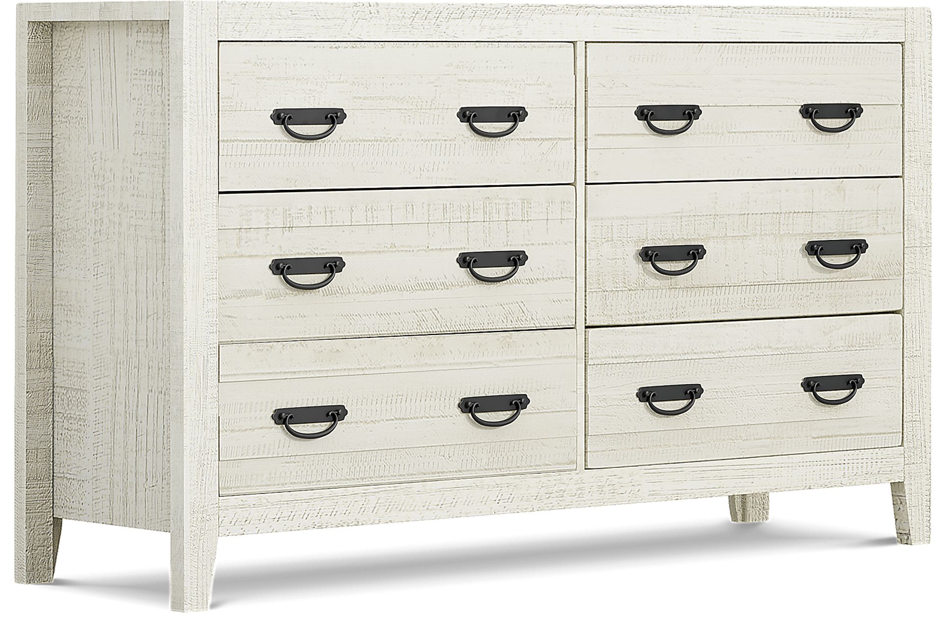 Palm Grove White 5 Pc Queen Panel Bedroom - Image 7