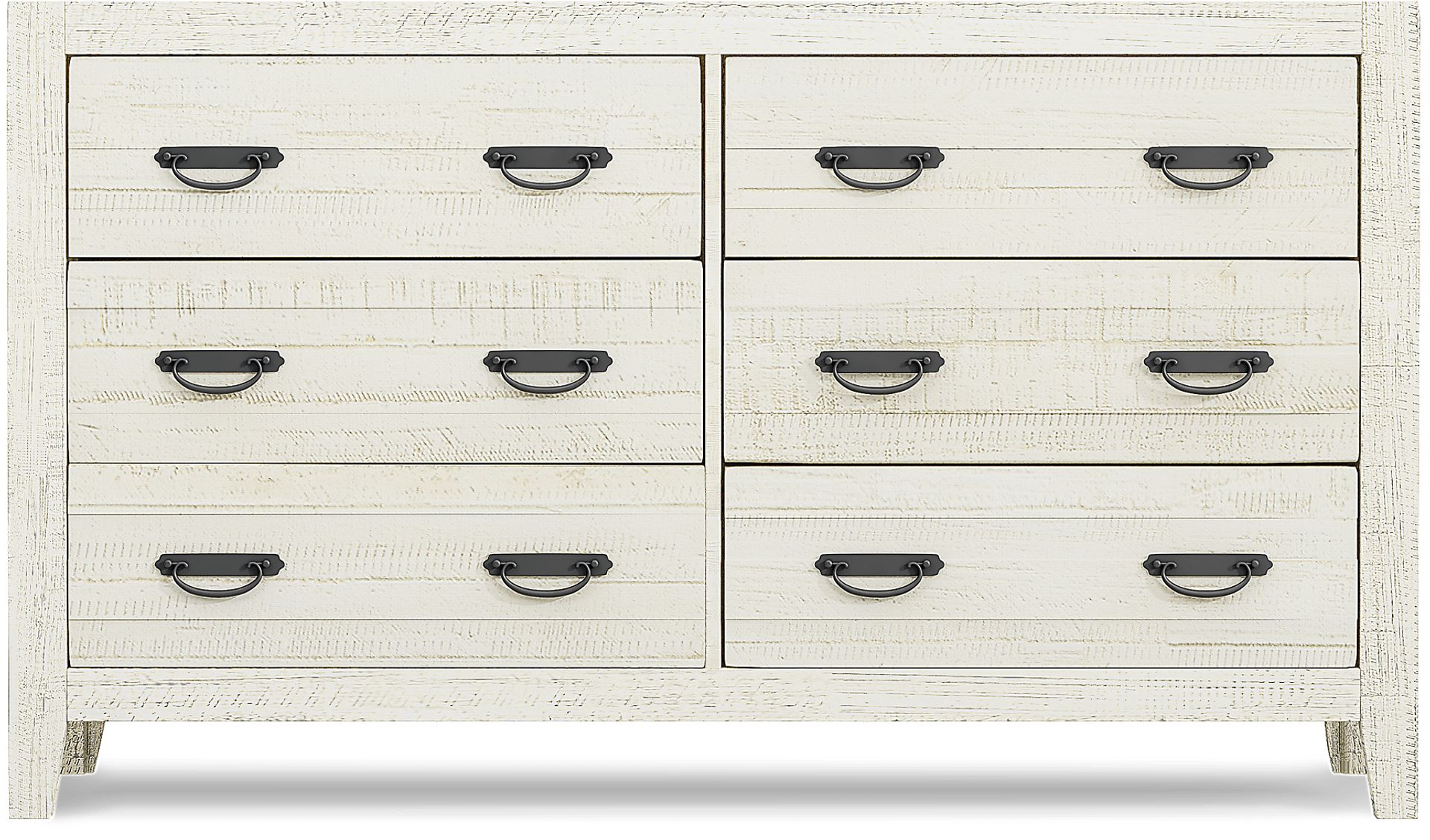 Palm Grove White 5 Pc Queen Panel Bedroom - Image 6