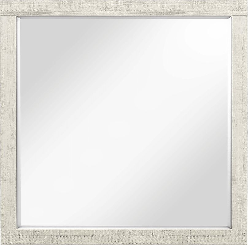 Palm Grove White Mirror