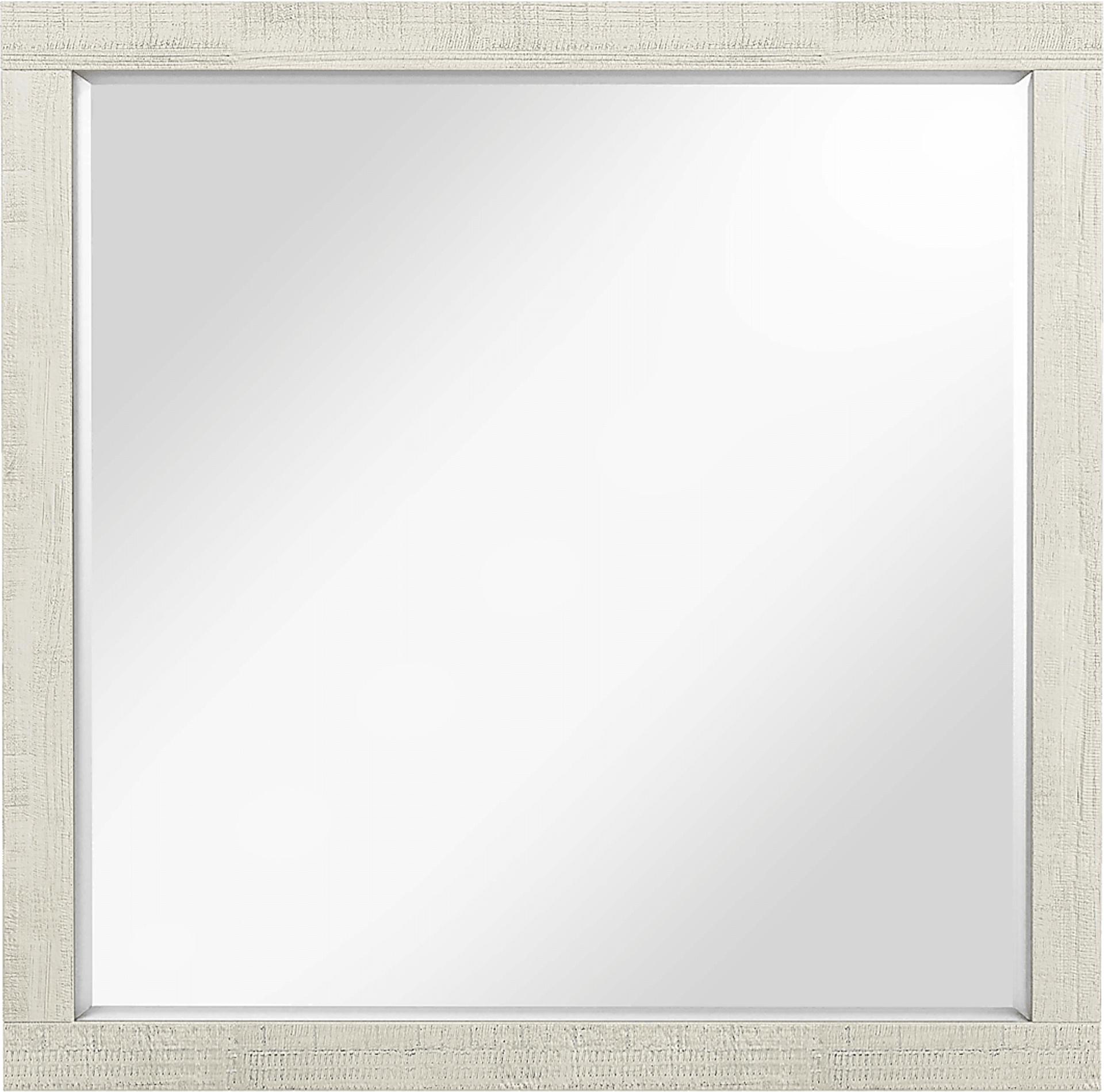 Palm Grove White Mirror