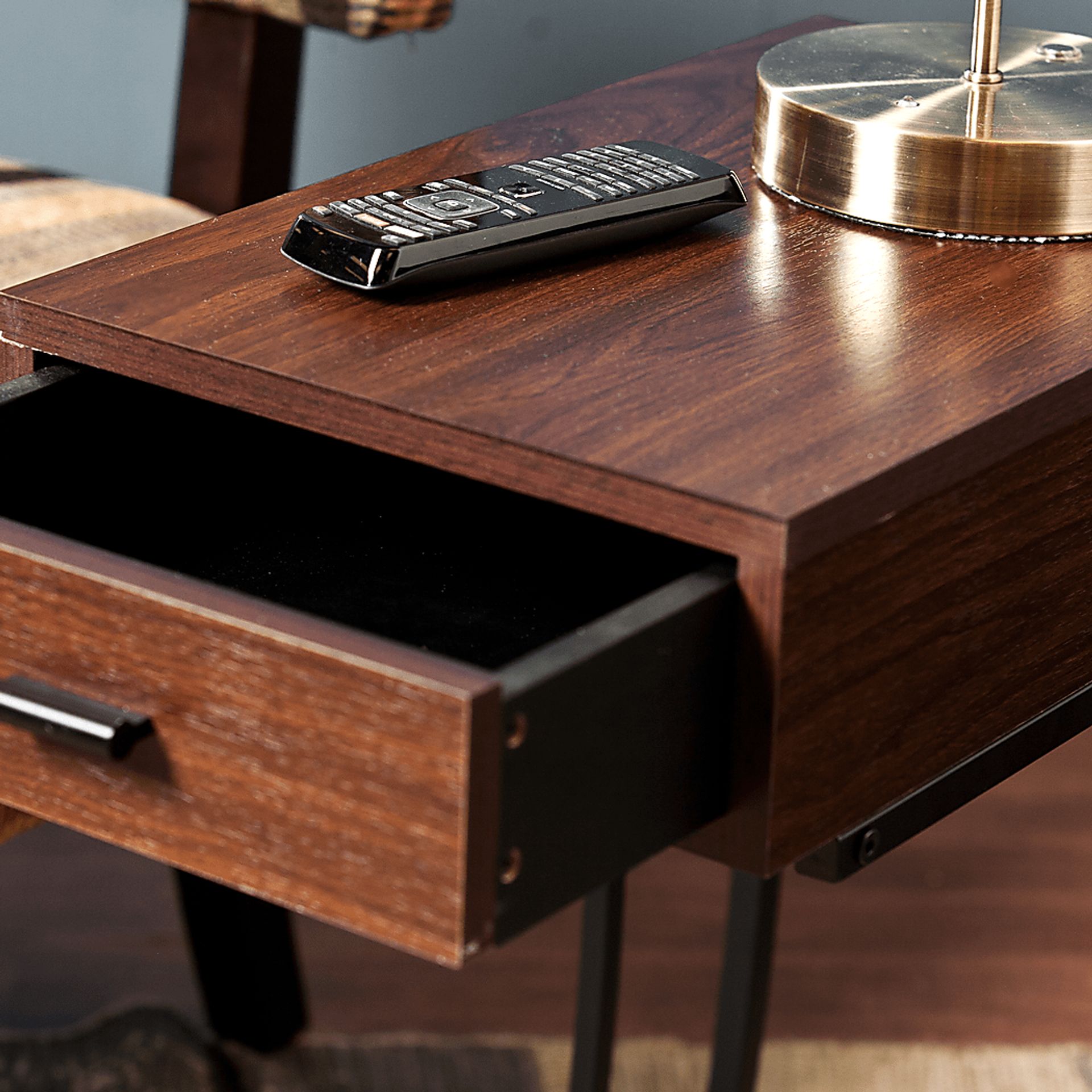 Palmcrest Walnut Accent Table - Image 3