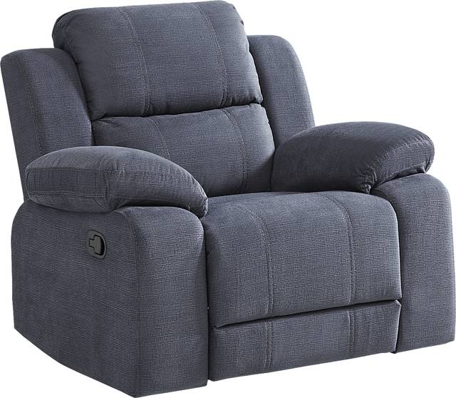 Palmer Point Blue Glider Recliner - Thumbnail - Image 2