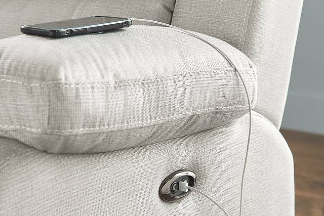 Palmer Point Gray 5 Pc Dual Power Reclining Sectional - Thumbnail - Image 4