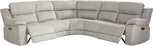 Palmer Point Gray 5 Pc Dual Power Reclining Sectional - Thumbnail - Image 3