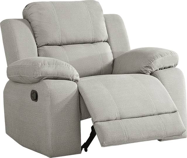 Palmer Point Gray Glider Recliner - Thumbnail - Image 3