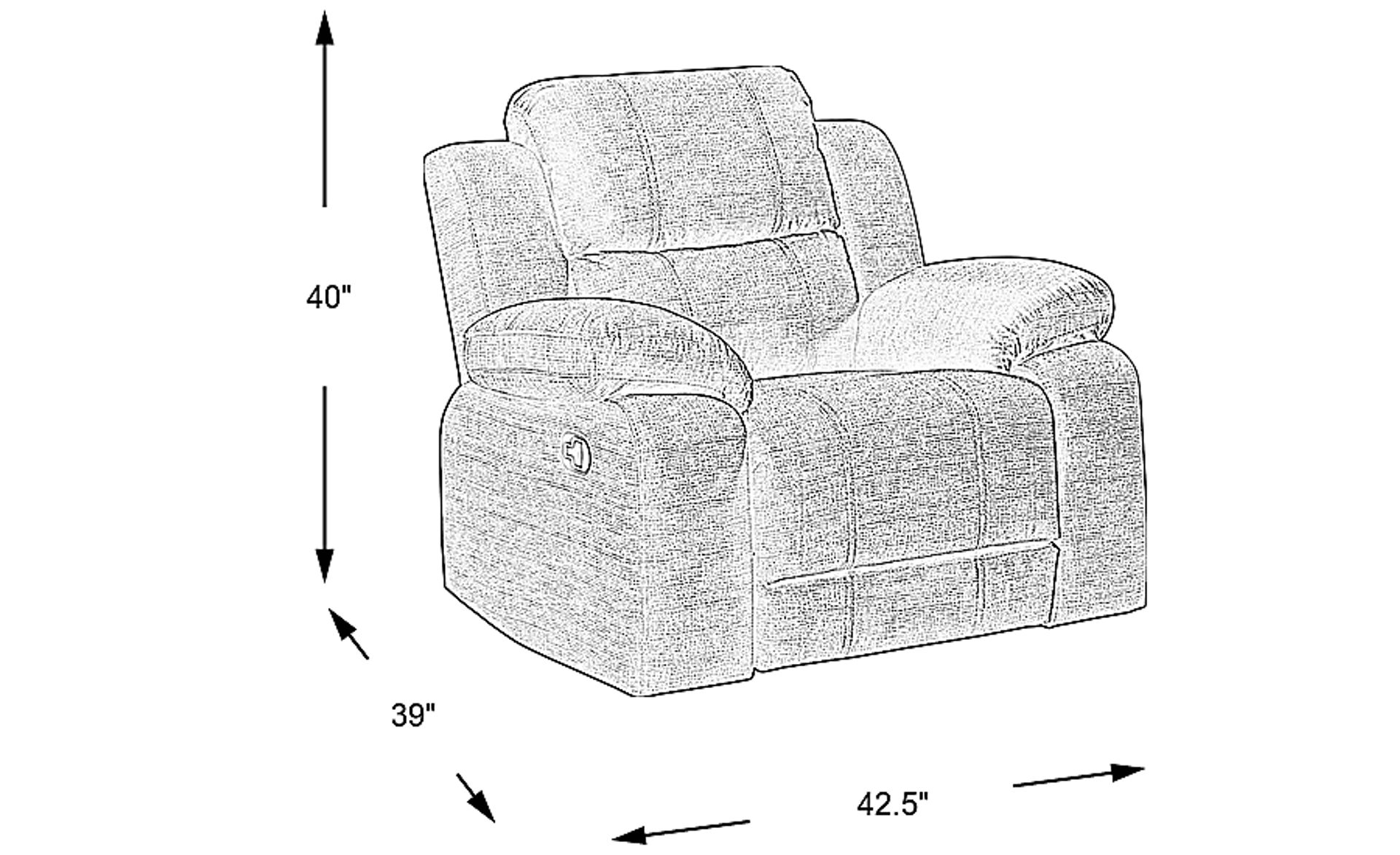 Dimension Image. Please refer to the Dimension Tab on this page for dimension details.