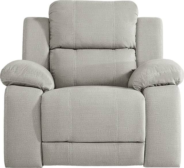 Palmer Point Gray Glider Recliner - Thumbnail - Image 1
