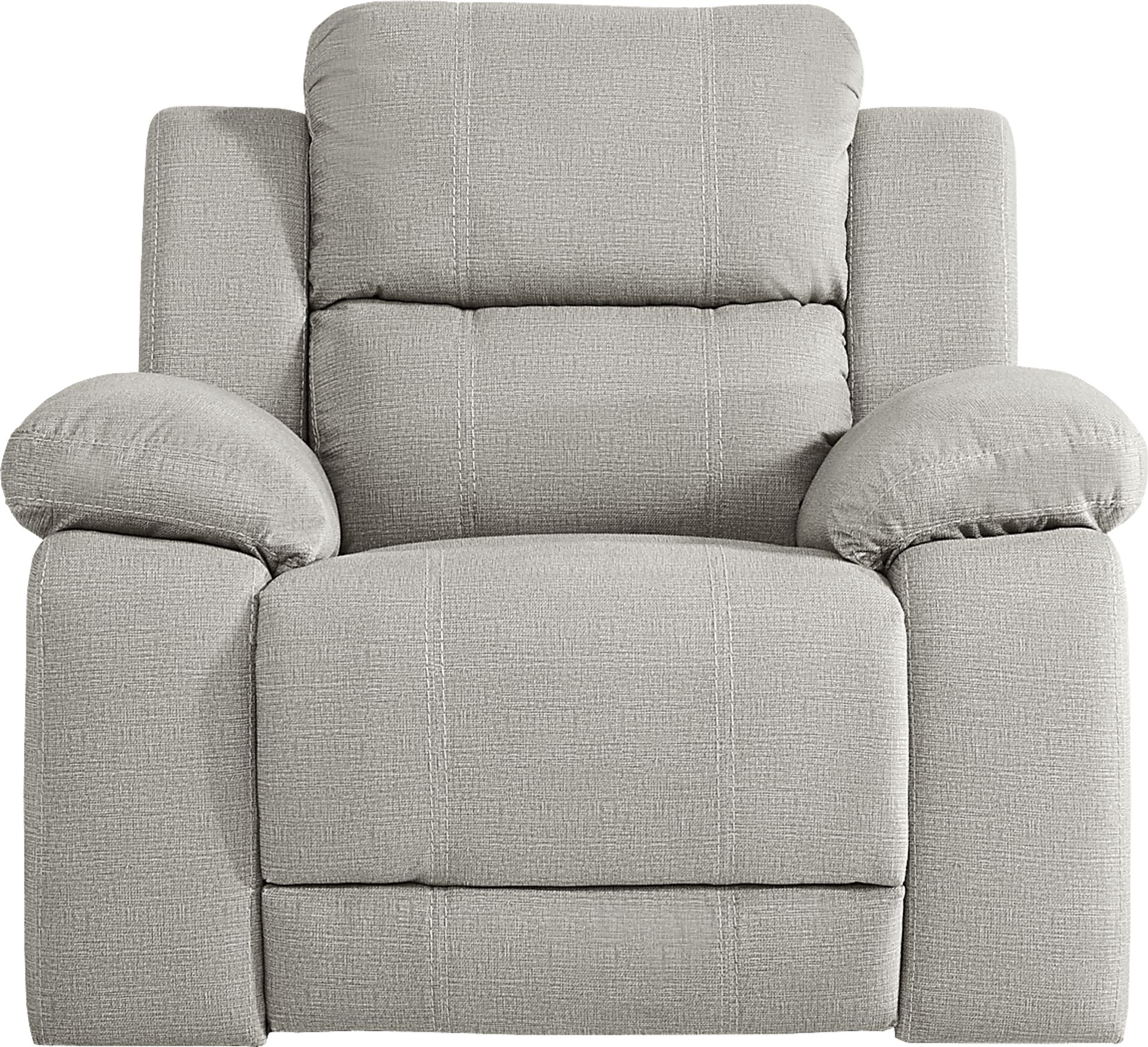 Palmer Point Gray Glider Recliner - Image 1
