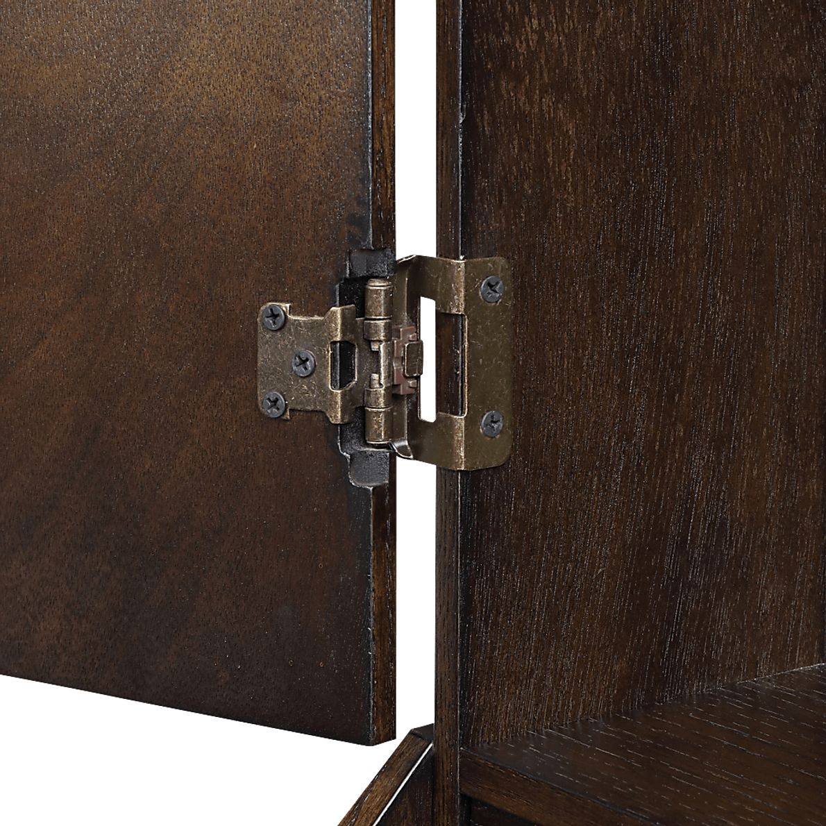 Palmeston Brown Dartboard Cabinet