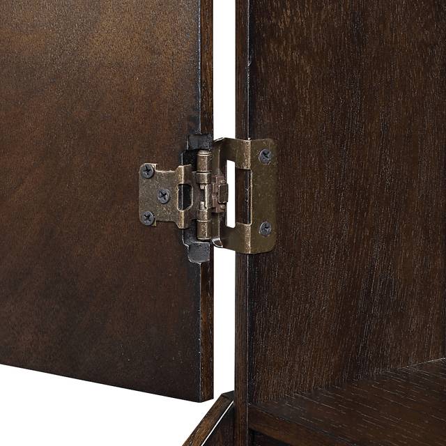 Palmeston Brown Dartboard Cabinet - Thumbnail - Image 4