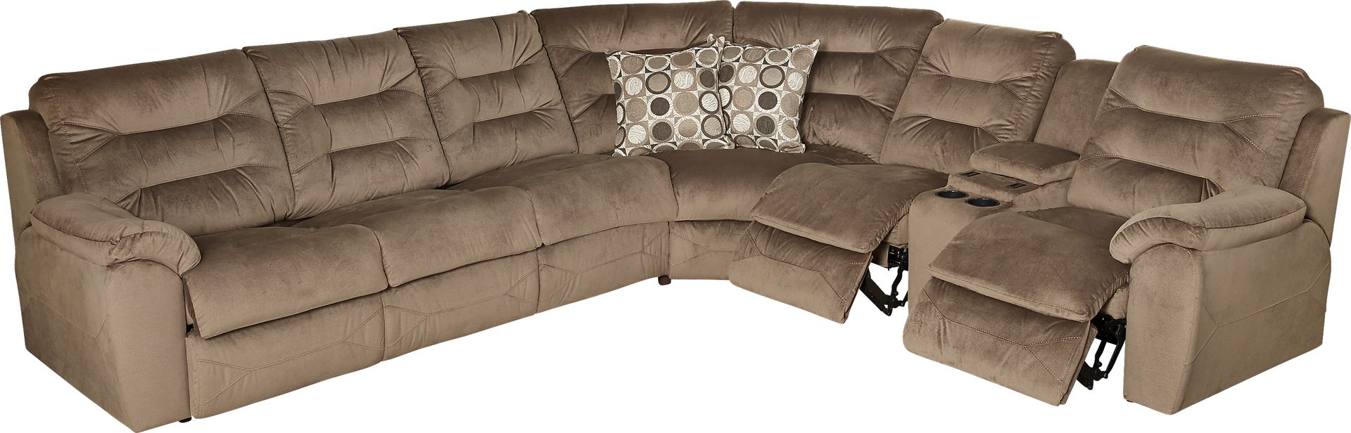 Palmetto 3 Pc Sleeper Sectional - Image 1