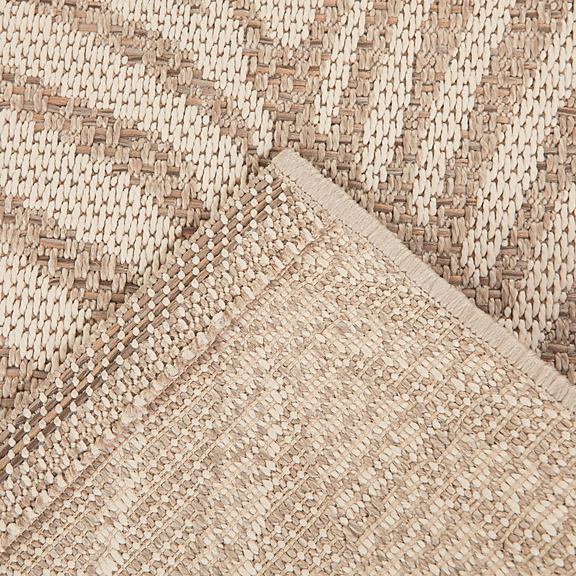 Palmetto Tan 5'3 x 7' Indoor/Outdoor Rug - Image 2