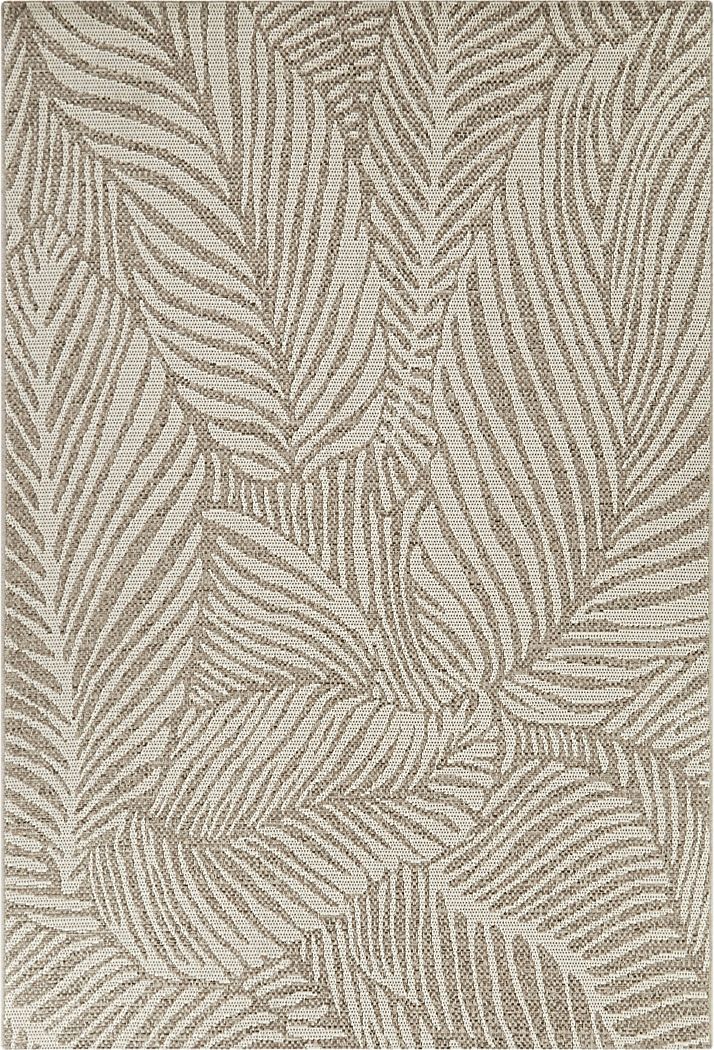 Palmetto Tan 7'10 x10' Indoor/Outdoor Rug