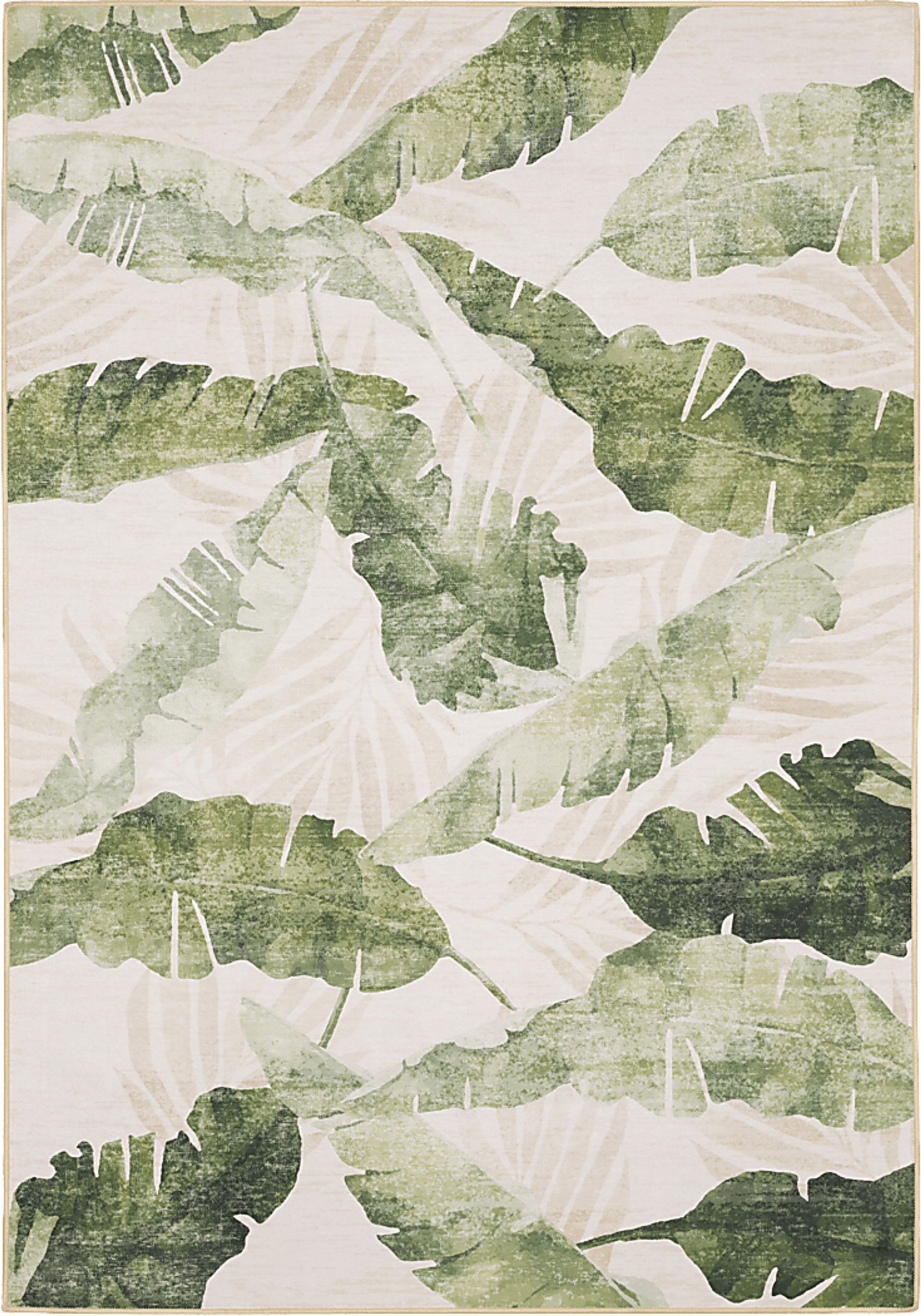 Palmradio Green 7'6 x 10' Rug - Image 1