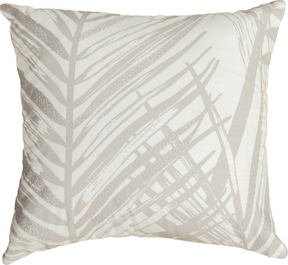 Palmus Gray Indoor/Outdoor Accent Pillow